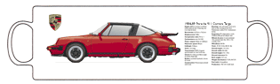 Porsche 911 Carrera Targa 1984-89 Mug 2